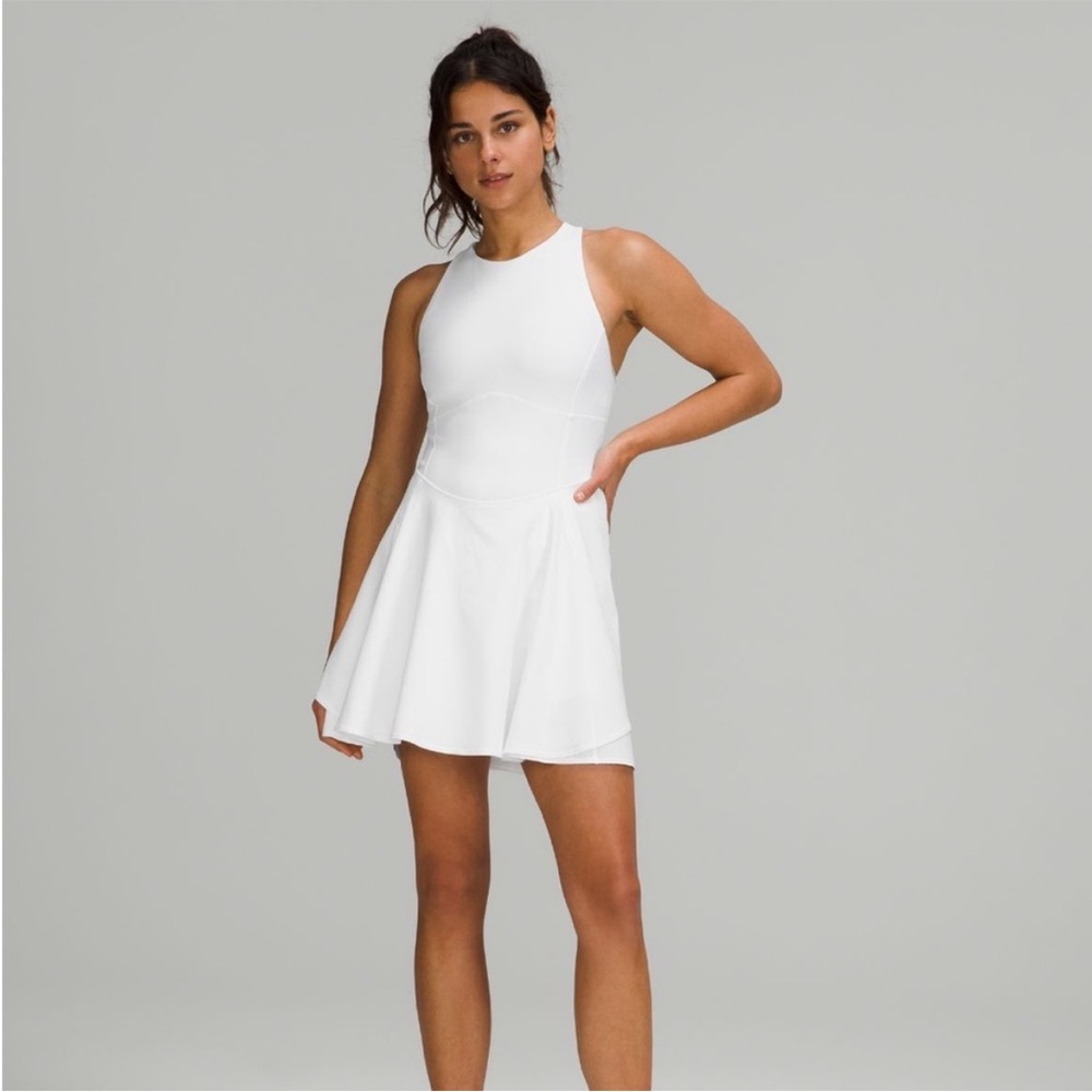 Lululemon Court Crush Dress White Tennis Pickleball Golf Athletic